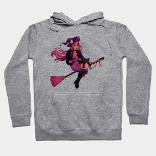 Pink Witch-Purple Dusk Hoodie